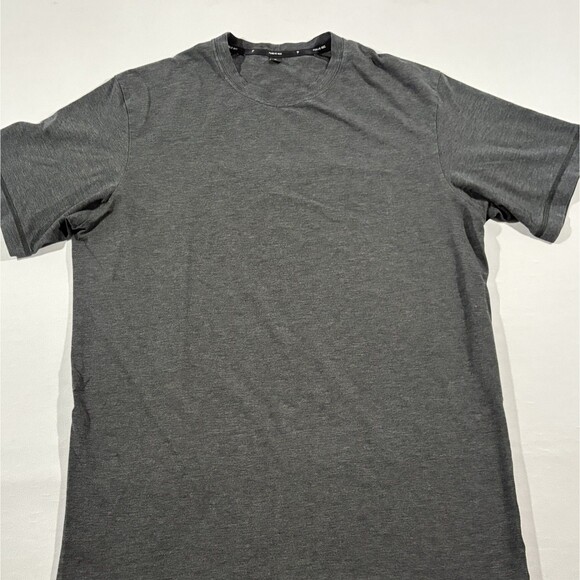 Public Rec Go-To T-Shirt Pima Cotton Gray Soft Basic Tee Crew Athletic Fit Sz S - Picture 2 of 9